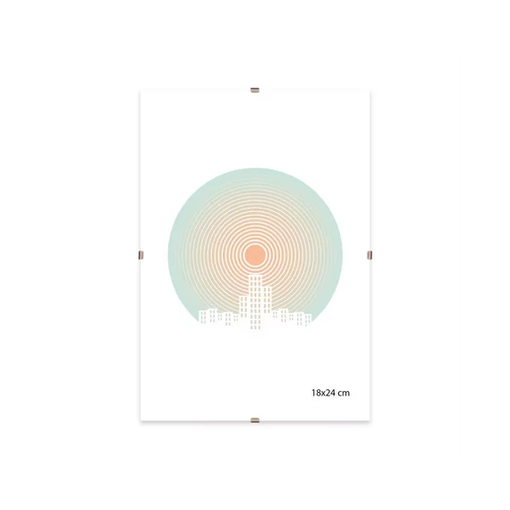 Képkeret, klipes, üveggel, 18x24 cm Képkeret, klipes, üveggel, 18x24 cm