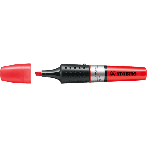 Szövegkiemelő 2-5mm, hengeres test Stabilo Luminator piros