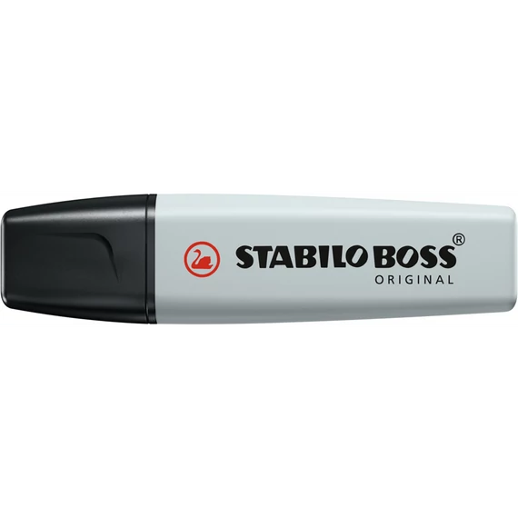Szövegkiemelő 2-5mm, vágott hegyű, STABILO Boss original Pastel szürke