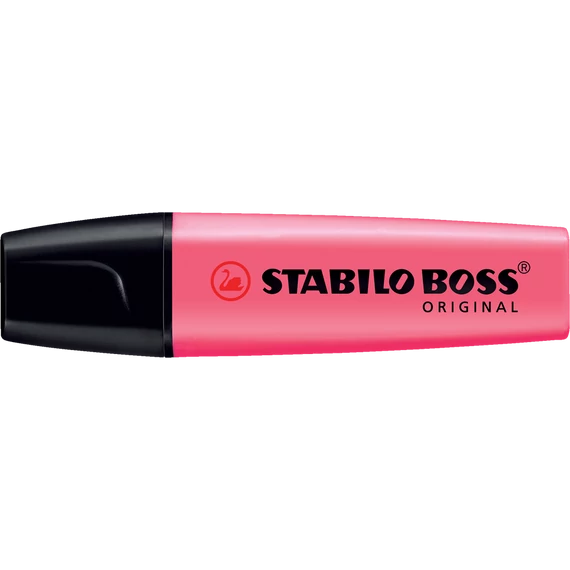 Szövegkiemelő 2-5mm, vágott hegyű, STABILO Boss original ciklámen