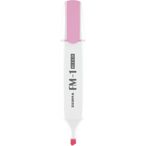 Szövegkiemelő 3,5 mm, Zebra FM-1 Mild, rózsaszín