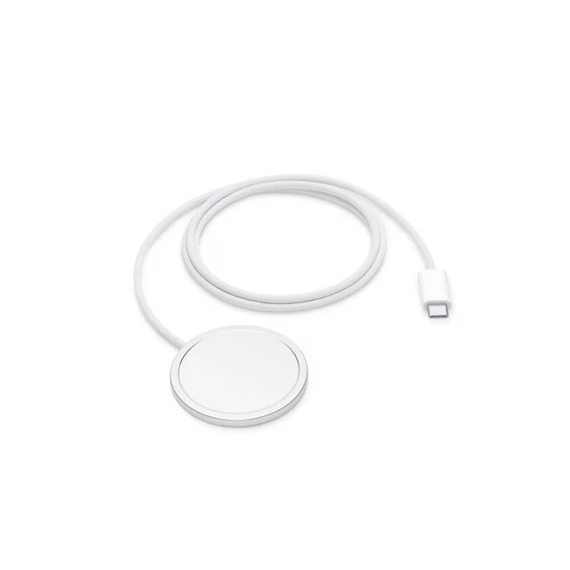 Töltő APPLE MagSafe (Type-C, gyorstöltő, wireless, MagSafe, 100cm) fehér