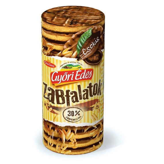 Zabfalatok, 215 g, Győri Édes, csokis