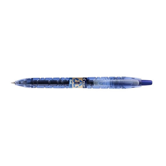 Zseléstoll 0,5mm, nyomógombos Pilot B2P, írásszín kék
