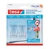 Kép 1/7 - Akasztó öntapadós műanyag, 1 kg teherbírású 2 darab/bliszter Tesa Powerstrips átlátszó