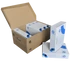 Kép 3/4 - Archiváló konténer karton doboz fedeles 54x36x25cm, felfelé nyíló tetővel Bluering® barna