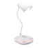 Kép 1/3 - Asztali LED lámpa, USB, 3,2W, 4000K, AVIDE, fehér