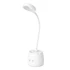 Kép 1/6 - Asztali LED lámpa, tolltartóval, 5W, 6400K, AVIDE, fehér
