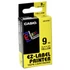 Kép 1/2 - Feliratozógép szalag XR-9YW1 9mmx8m Casio fekete/sárga