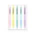 Kép 2/2 - Golyóstoll 1 mm, sárga tolltest, Zebra Z-Grip Pastel, írásszín kék