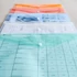Kép 2/4 - Irattartó tasak A4, PP patentos Bluering® transzparens narancs
