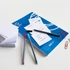Kép 4/5 - Kockatömb 8x8x6,5cm, ragasztás nélküli, Bluering® Extra fehér