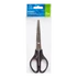 Kép 1/2 - Olló 17cm, műanyag fekete nyél hegyes penge Bluering®