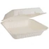 Kép 1/4 - Papírdoboz ételes 1 részes HP3, 22,86 x 15,24 x 8,12 cm komposztálható cukornád 125 db/csomag, natúr