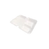 Kép 3/3 - Papírdoboz ételes 2 részes HP3, 23 x 15 x 8 cm komposztálható cukornád 125 db/csomag, natúr