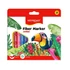 Kép 1/2 - Rostirón, filctoll készlet 5 mm 12 db/bliszter Keyroad Jumbo vegyes színek
