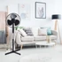 Kép 2/2 - Ventilátor álló 16" 40cm átmérő 40W, fekete Platinet