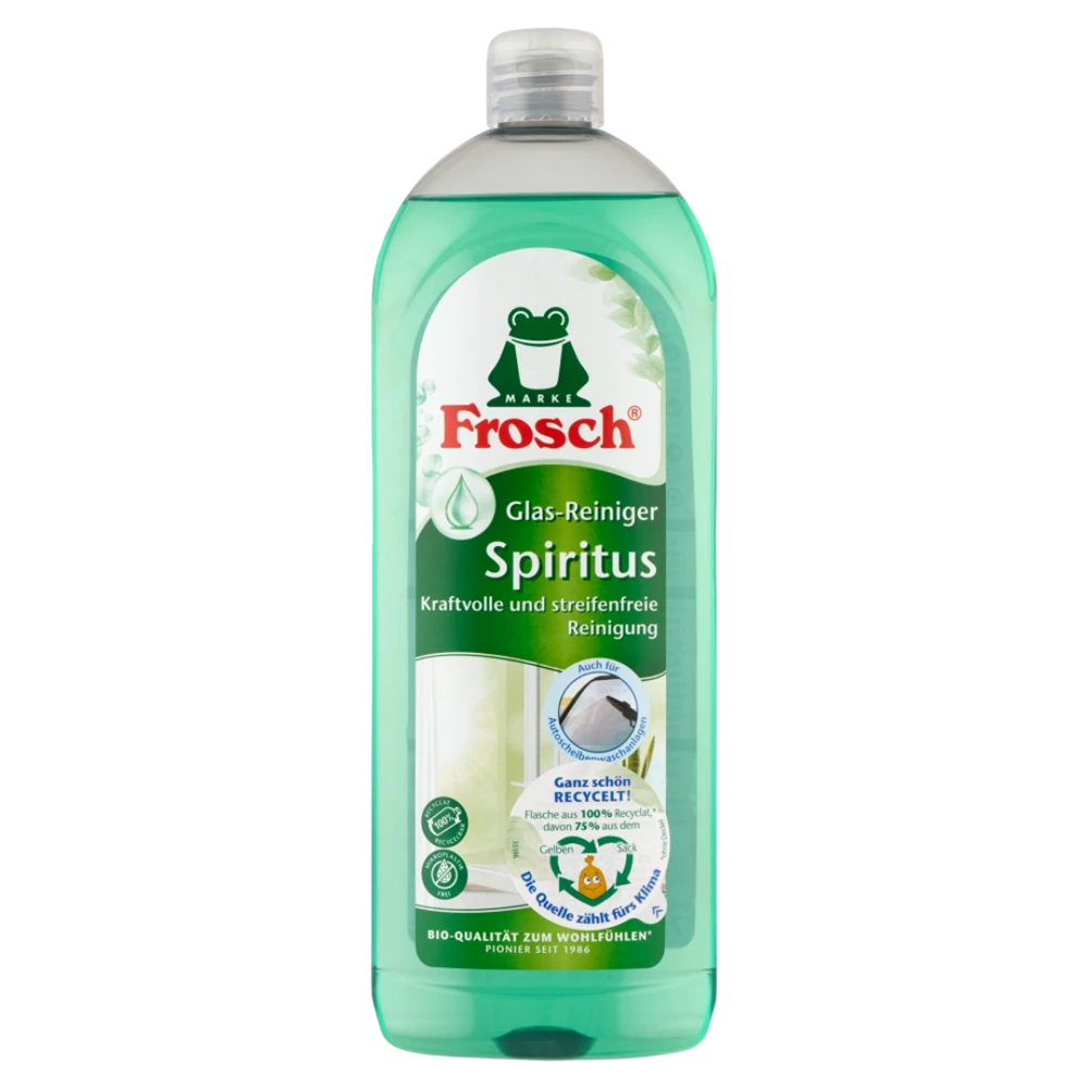 Ablaktisztító utántöltő 750 ml Frosch spirituszos