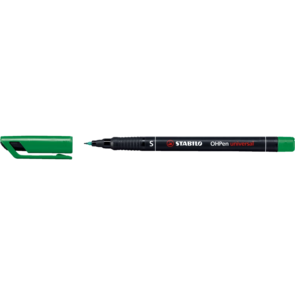 Alkoholos marker 0,4mm, STABILO OHPen S zöld