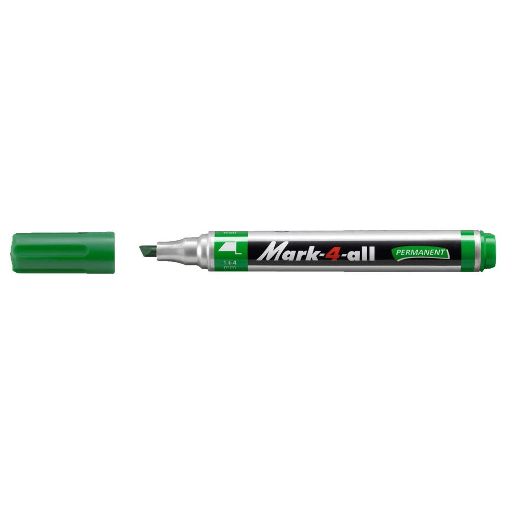 Alkoholos marker 1-4mm, vágott S Stabilo Mark-4-all 653/36 zöld