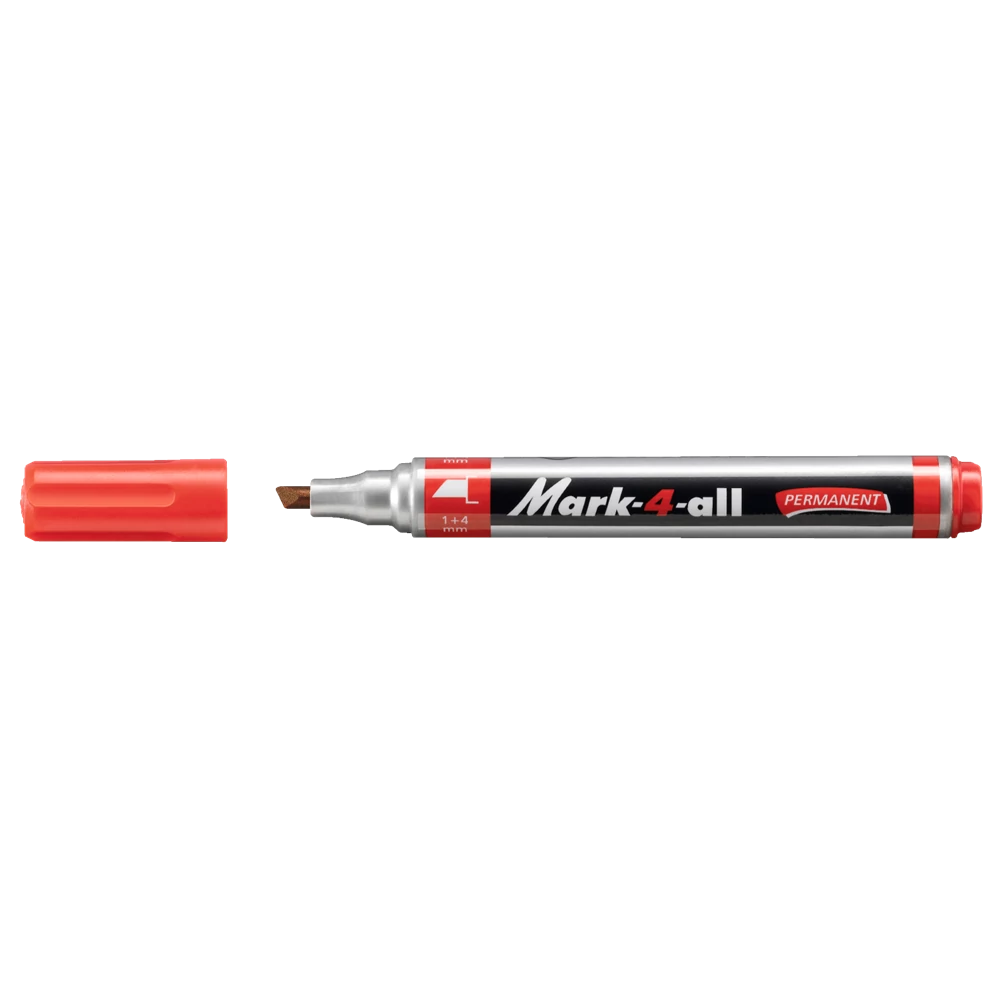 Alkoholos marker 1-4mm, vágott S Stabilo Mark-4-all 653/40 piros