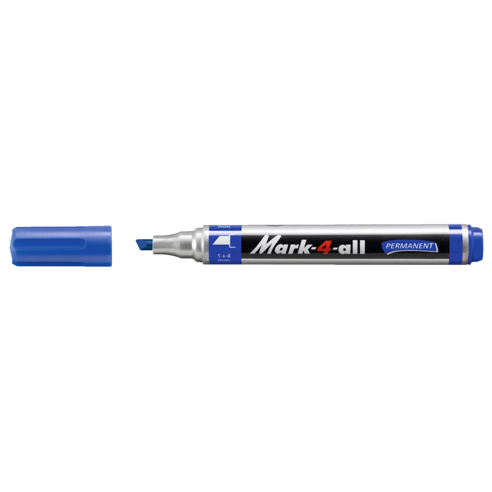 Alkoholos marker 1-4mm, vágott S Stabilo Mark-4-all 653/41 kék