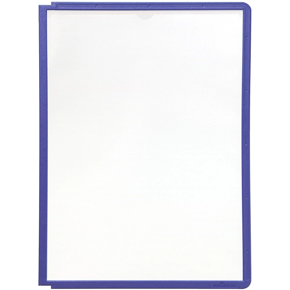 Bemutatótábla panel, A4, 5 db/csomag, Durable Sherpa lila