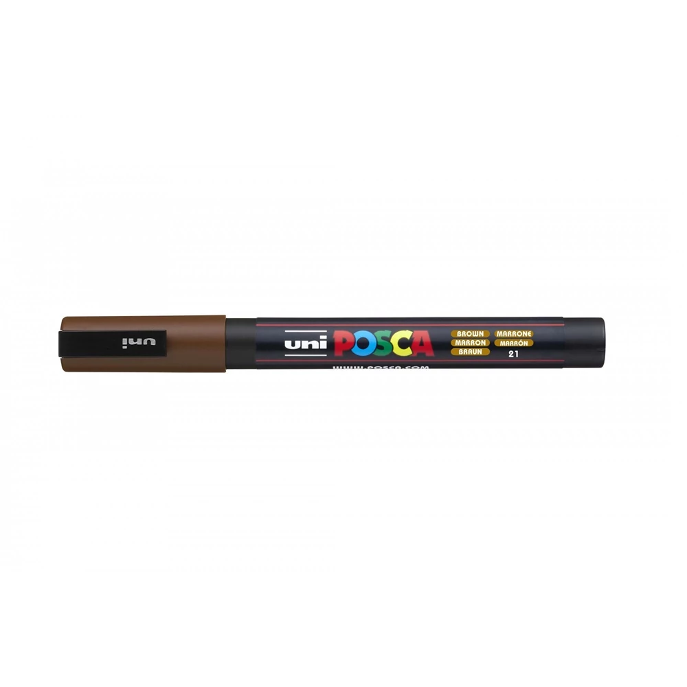 Dekormarker 0,9-1,3mm, Uni Posca PC-3M barna
