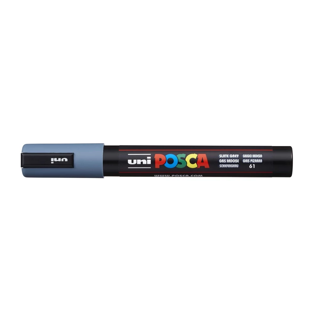 Dekormarker 1,8-2,5mm, Uni Posca PC-5M szürke
