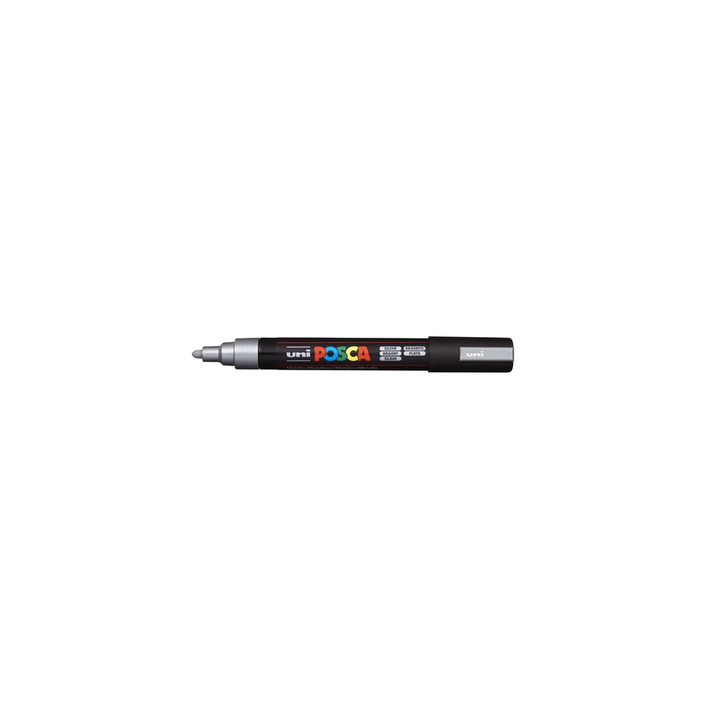 Dekormarker 1,8-2,5mm, Uni Posca PC-5M ezüst