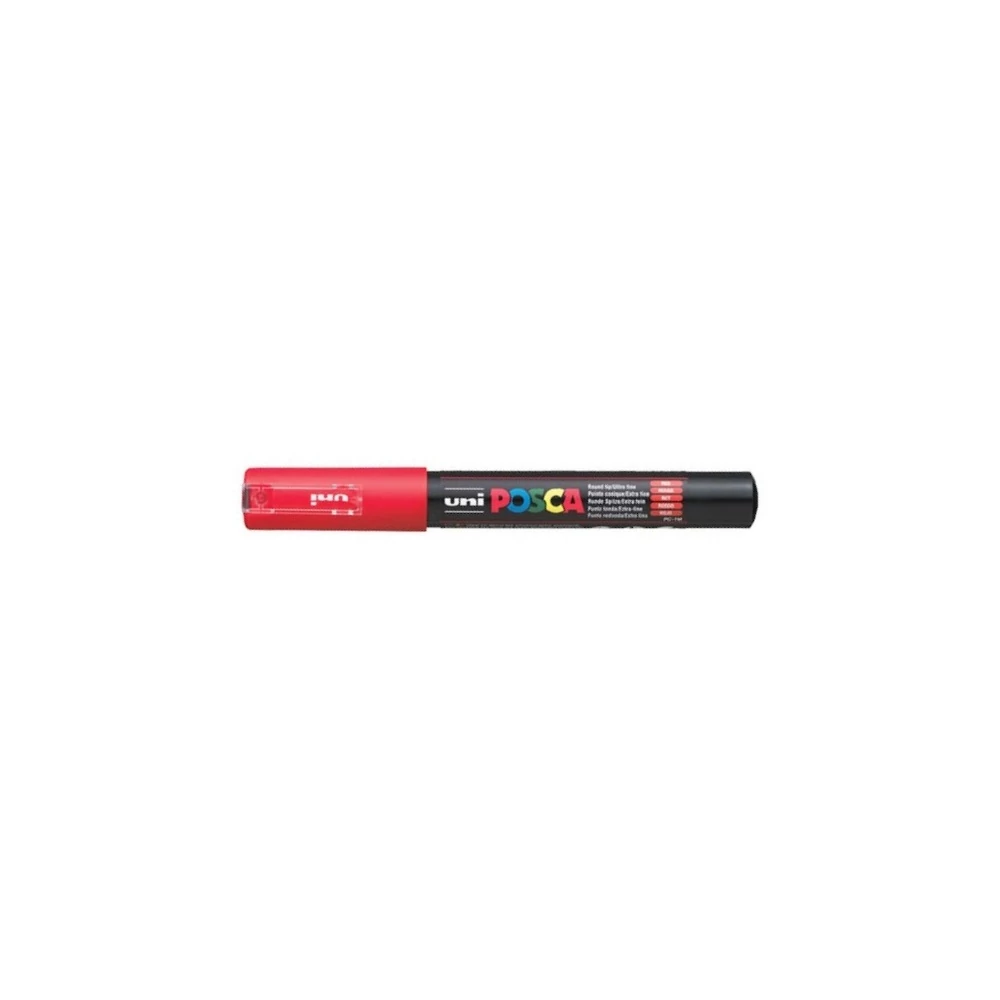 Dekormarker 0,7-1mm, Uni Posca PC-1M piros