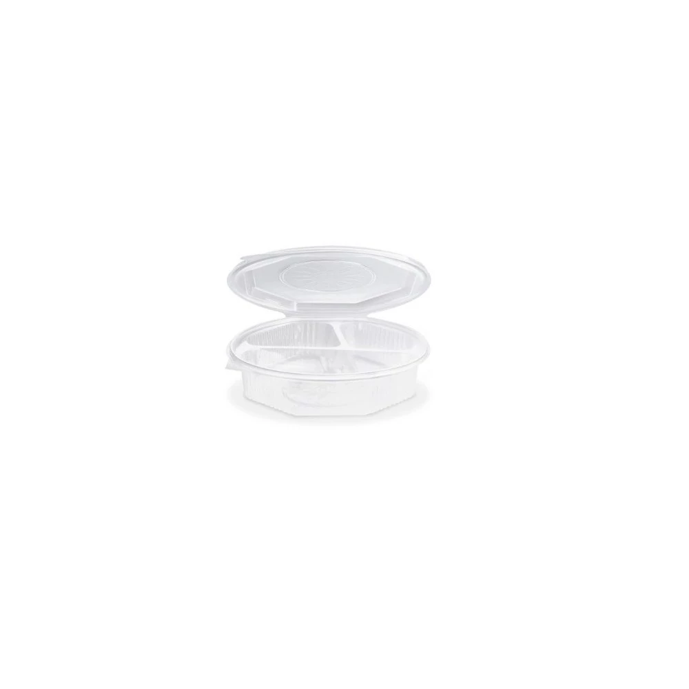 Elviteles doboz egybefedeles 930 ml mikrózható háromrészes Oktobox 25 db/csomag