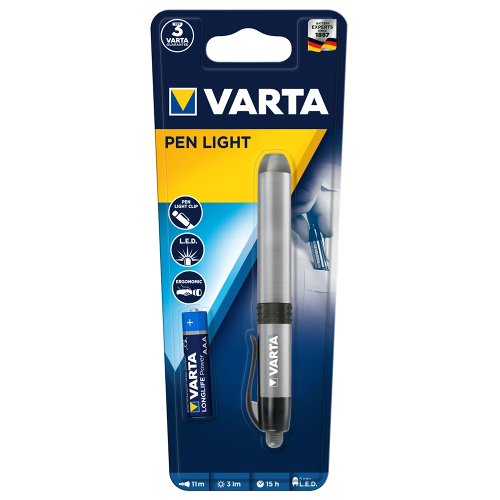 Elemlámpa Pen Light Varta