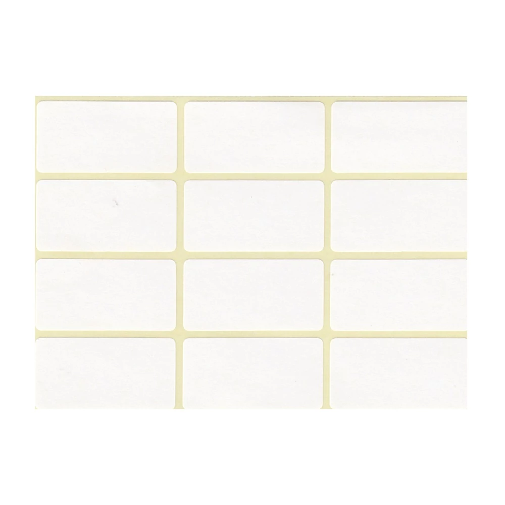 Etikett címke, 20x38mm, 5 lap, 12 címke/lap