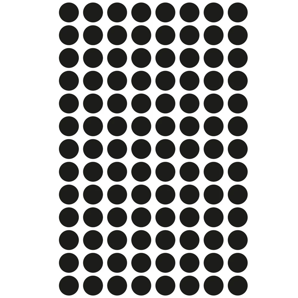 Etikett címke, o8mm, jelölésre, 104 címke/ív, 4 ív/doboz, Avery fekete