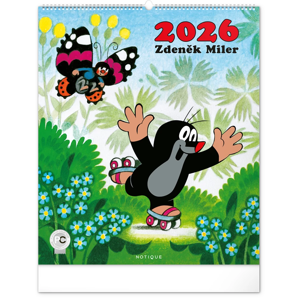 Falinaptár képes  480×560mm The Little Mole  Realsystem 2026.