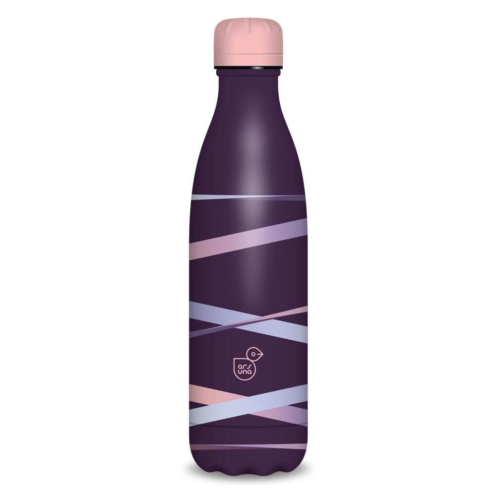 Fémkulacs duplafalú 500ml Ars Una Ribbon-purple (5168) 22