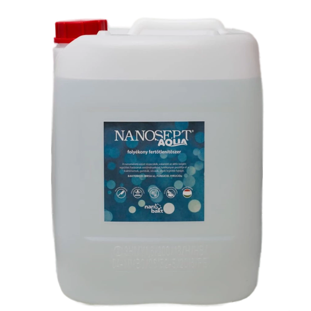 Fertőtlenítőszer 5 liter Nanosept aqua