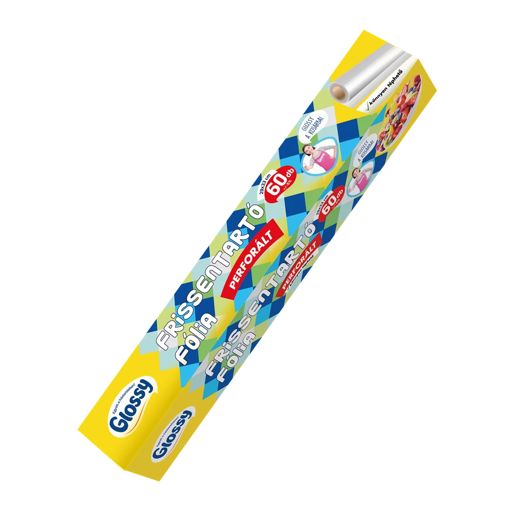 Frissentartó fólia 20 m perforált Folpack Glossy