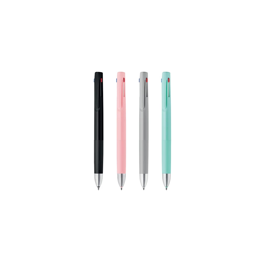 Golyóstoll 0,7 mm, háromszínű, Zebra bLen 3C, fekete test  írásszín kék