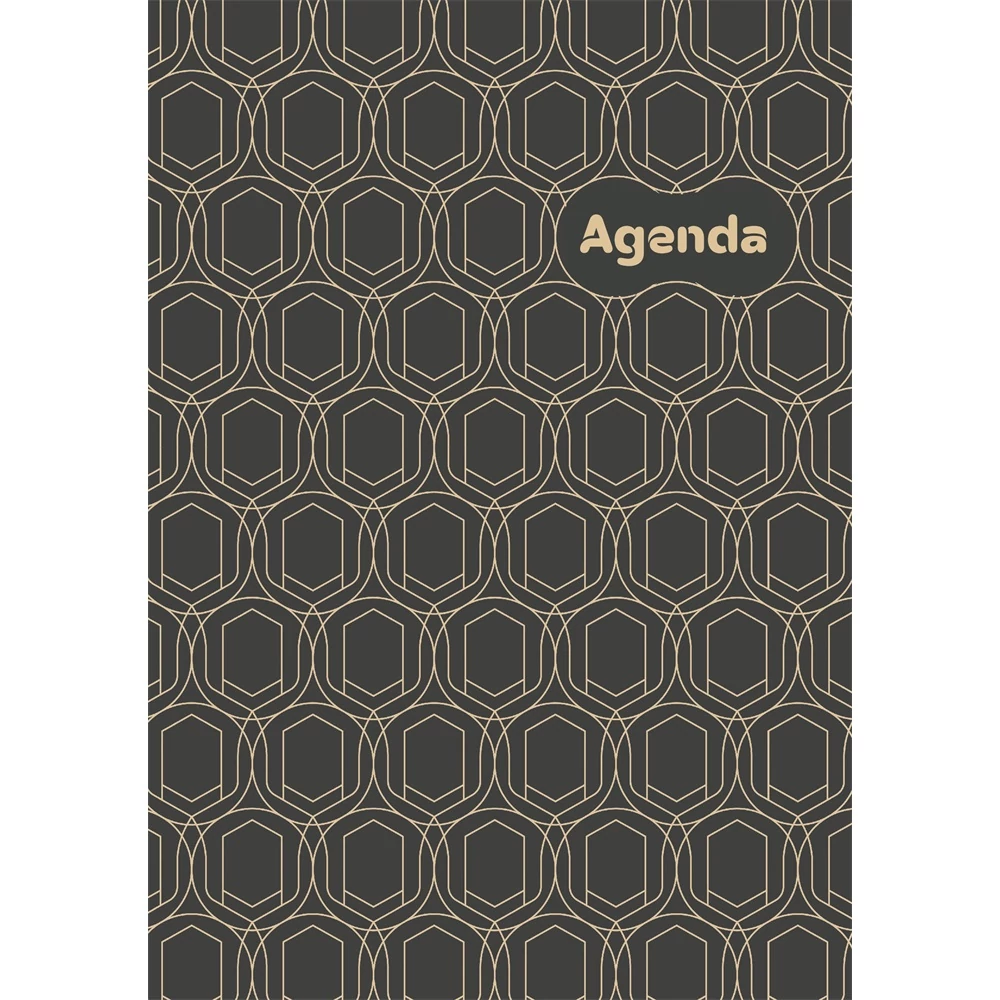 Határidőnapló Colors A5 heti, fehér lapokkal Art Modern Dayliner 2026.