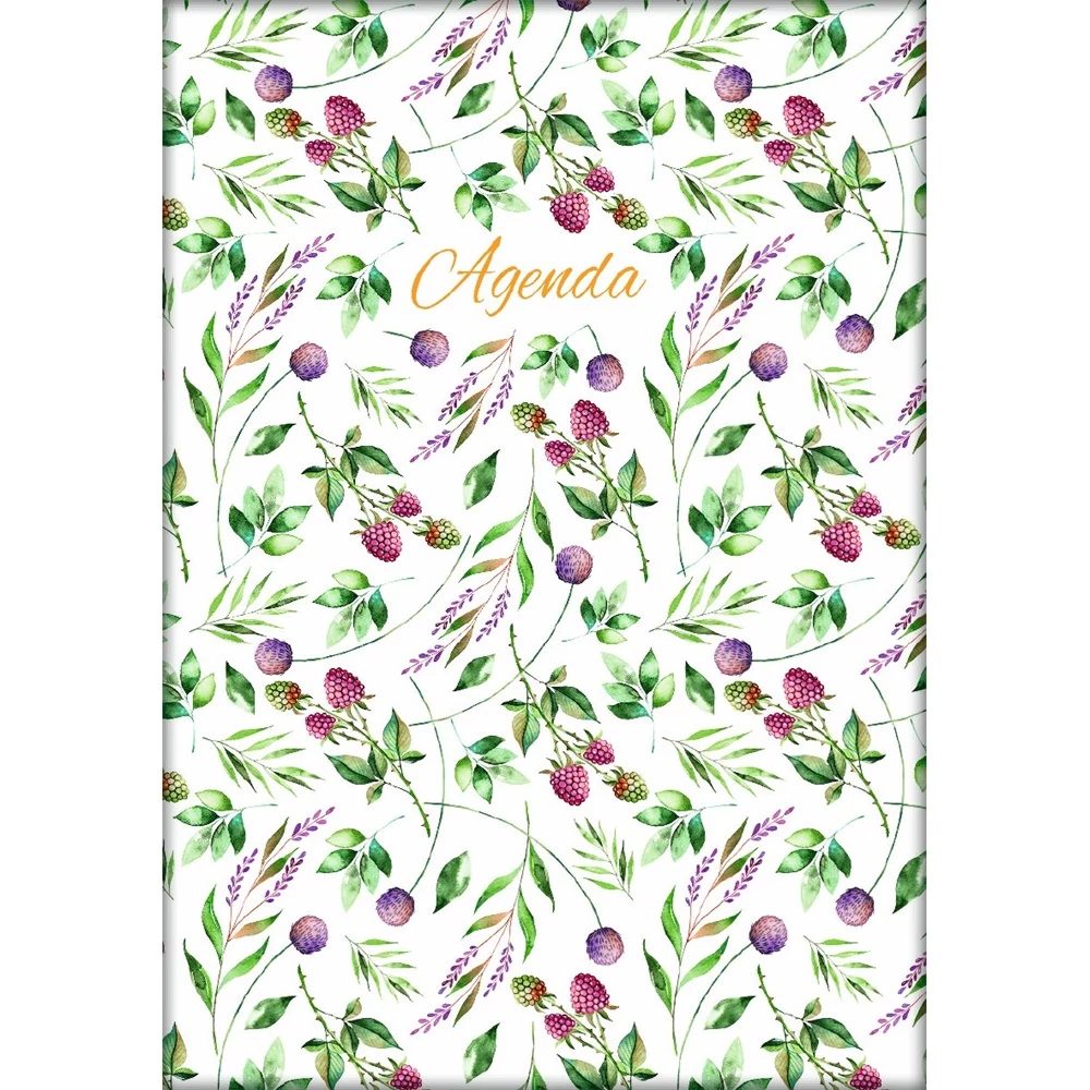 Határidőnapló Colors A5 heti, fehér lapokkal Berries Dayliner 2026.