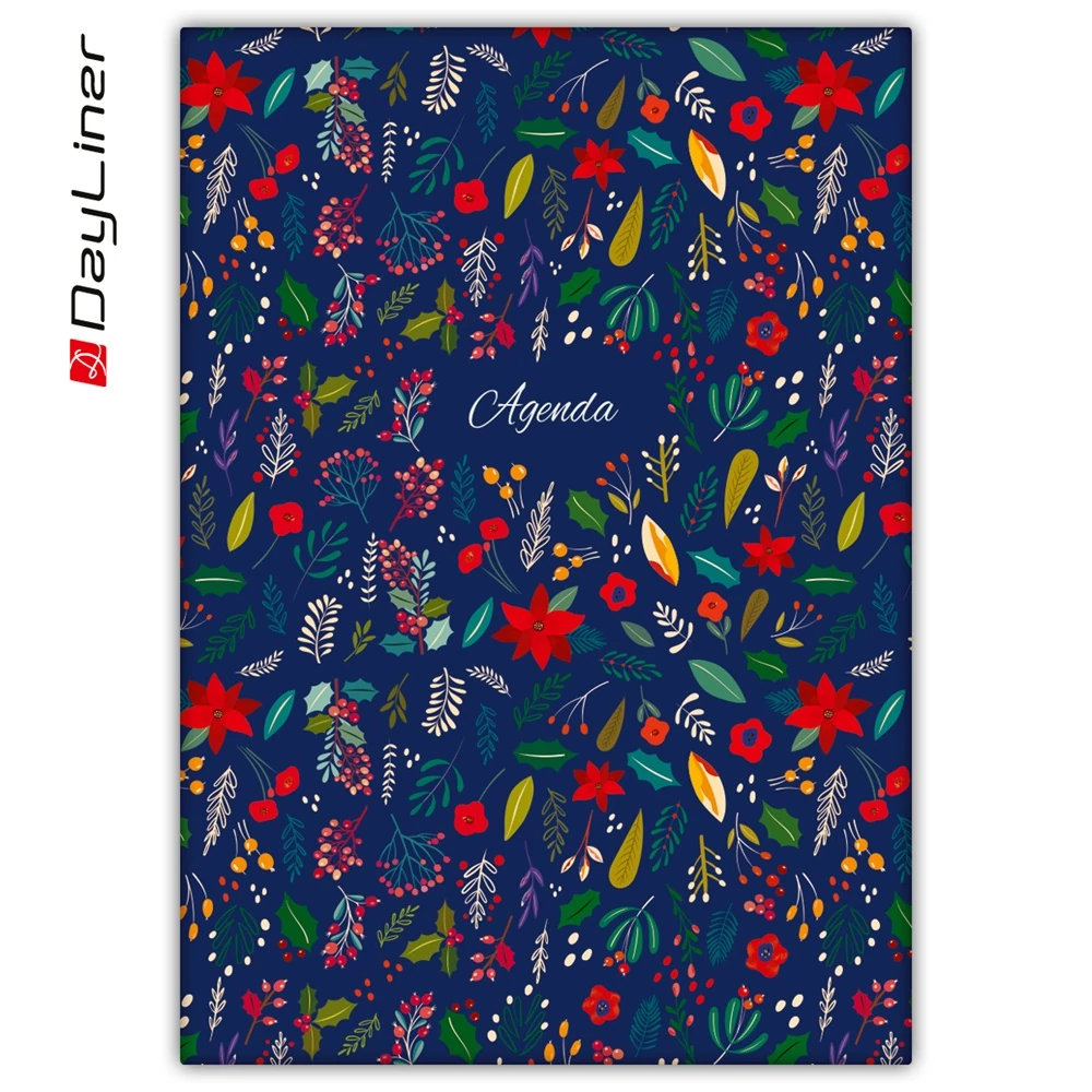 Határidőnapló Colors A5 heti, fehér lapokkal Folk Dayliner 2026.