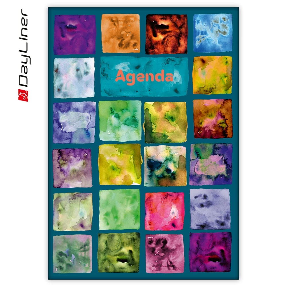 Határidőnapló Colors A5 heti, fehér lapokkal Paint Dayliner 2026.