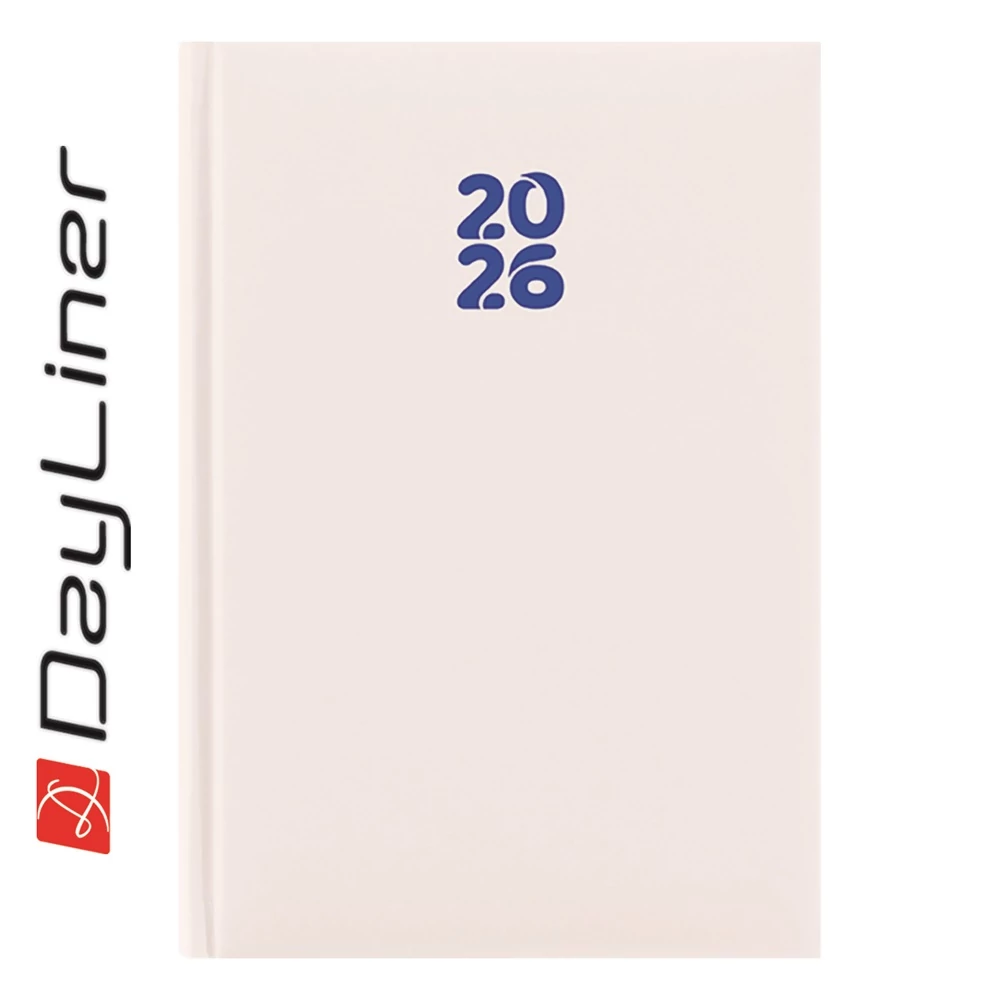 Határidőnapló Pannon A5 heti, fehér lapokkal fehér Dayliner 2026.