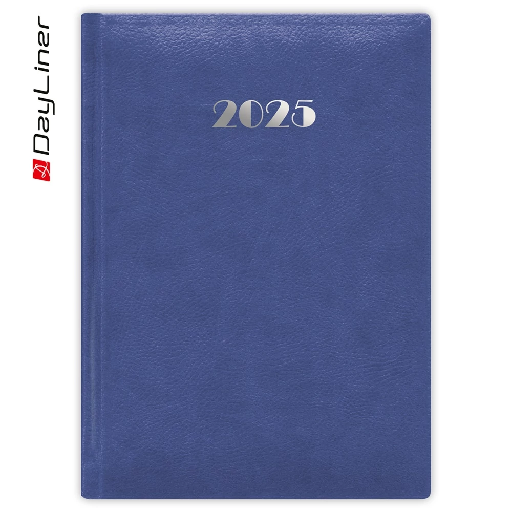 Határidőnapló Pellana A5 napi, fehér lapokkal kék Dayliner 2026.