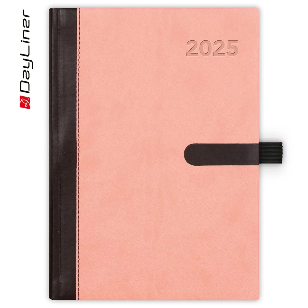 Határidőnapló Winner A5 heti, fehér lapokkal pink Dayliner 2026.