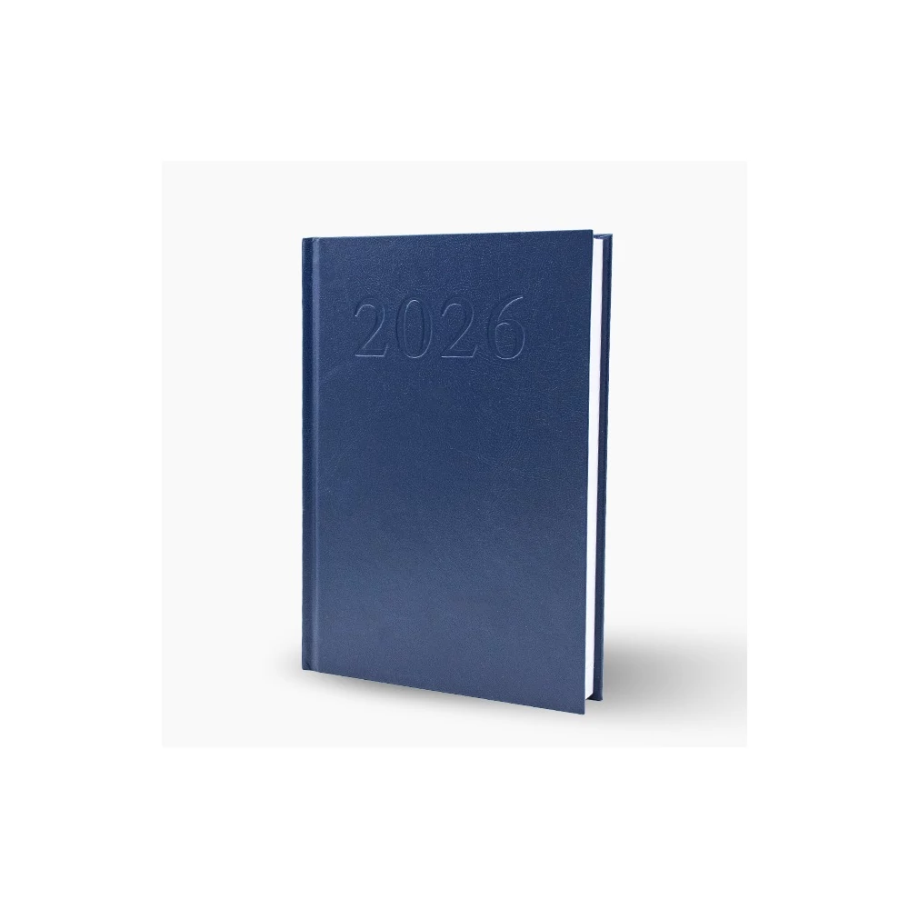 Határidőnapló agenda Standard A/5, napi, fehér lapokkal (kék) 2026. Bluering®