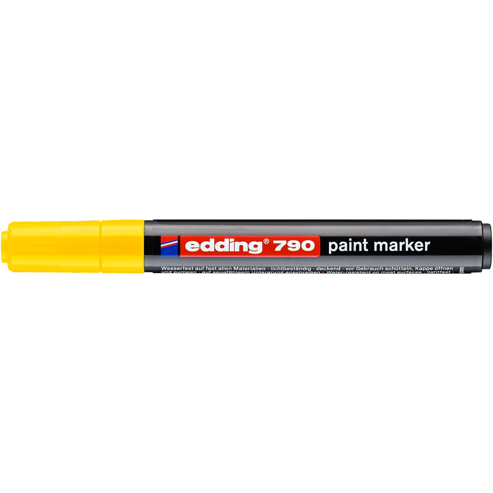 Lakkmarker 2-3mm, kerek Edding 790 sárga