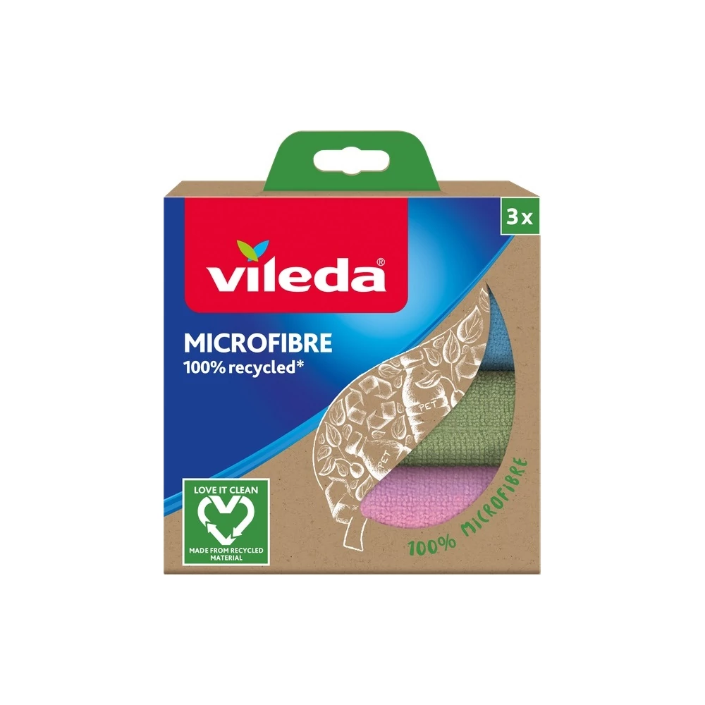 Mikroszálas törlőkendő 3x Recycled Vileda_F22862